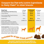 Zesty Paws Masticables para aliviar la alergia de perros, probiótic...