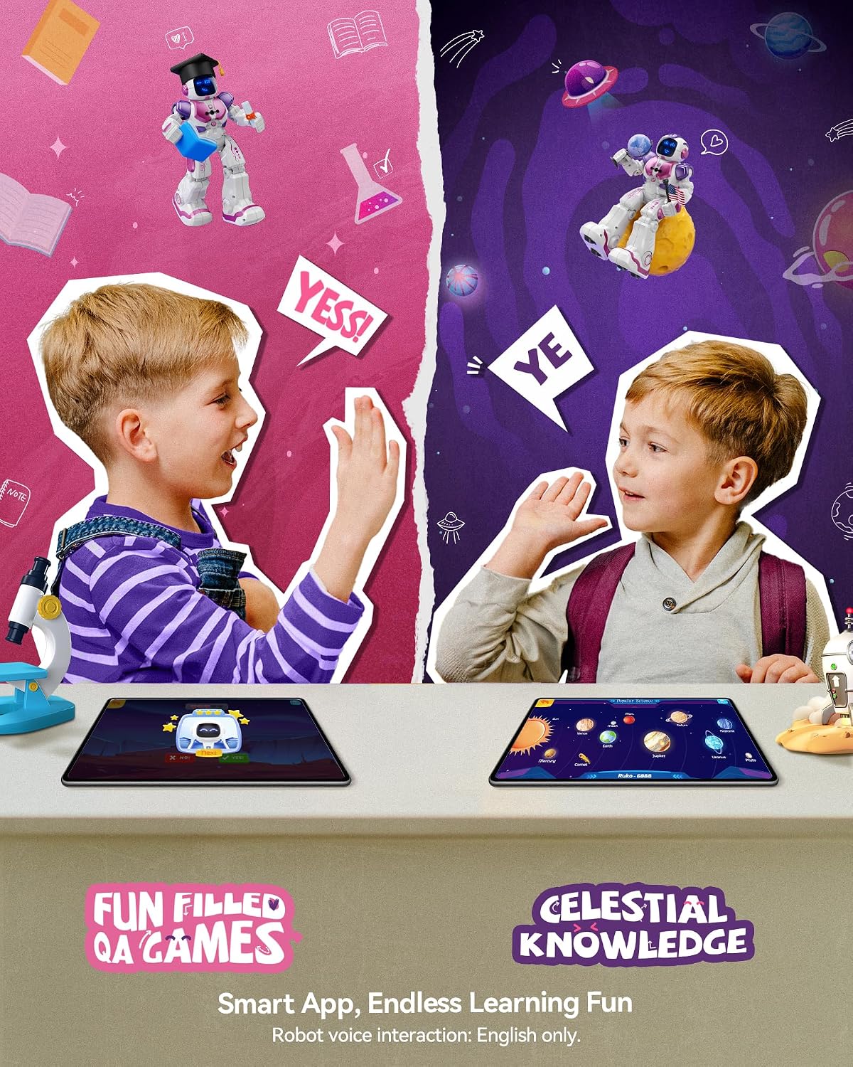 Ruko 6088 Robot bailarín para niñas con control por APP, control re...