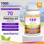 Immuno 150, suplemento de apoyo inmunológico, 150 cápsulas vegetale...