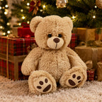 LotFancy Teddy Bear - Peluche de peluche suave de 15.0 in, color ma...