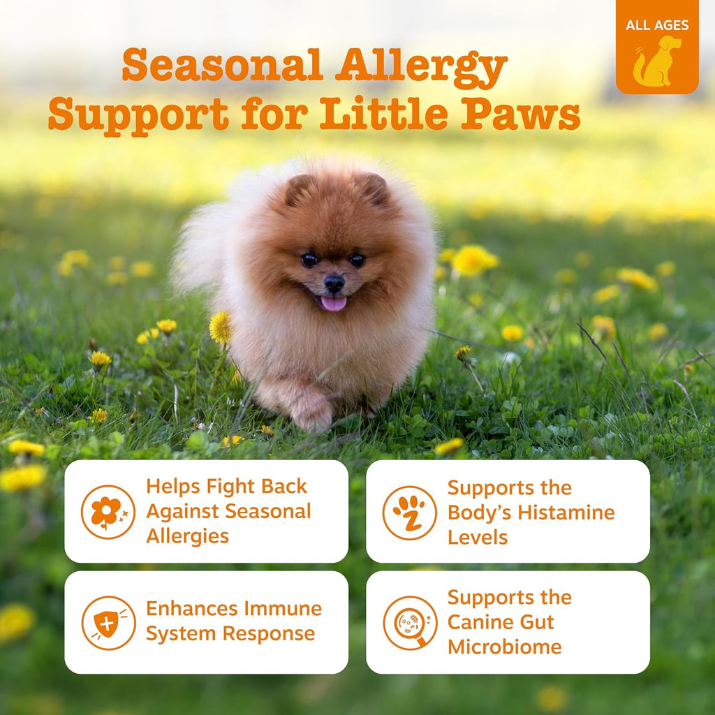 Zesty Paws Mini masticables para alergias para perros, alivio de la...