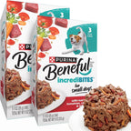 Beneful Purina IncrediBites - Alimento húmedo para perros de raza p...