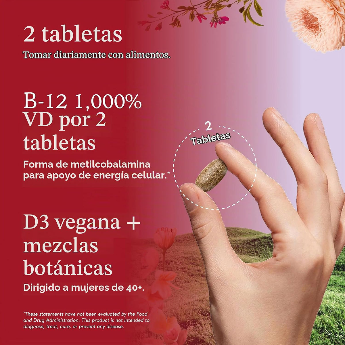 Garden of Life Organics Vitaminas para Mujeres de 40+ - 60 Tabletas...