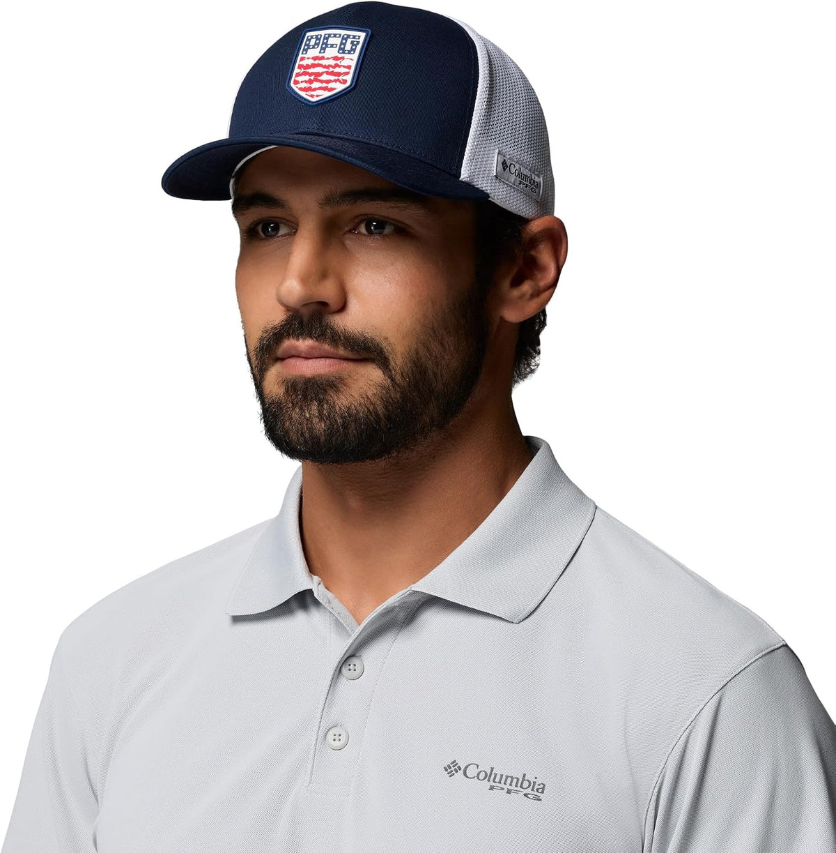 Columbia Malla PFG unisex para adultos con cierre elástico 3D