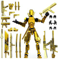 PkghoKids Figura de acción impresa en 3D, robot T13 con 13 partes m...