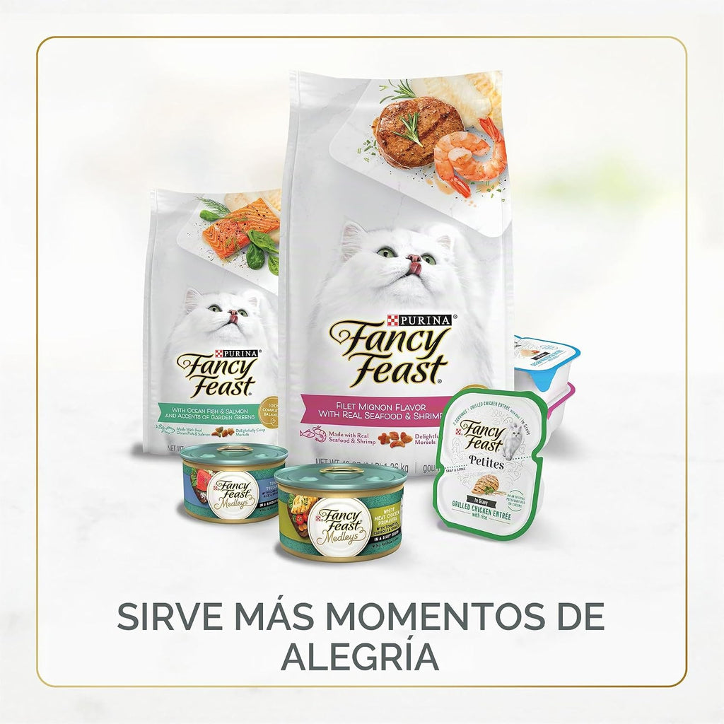 Purina Fancy Feast Delights with Cheddar - Alimento húmedo para gat...