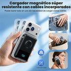 Cargador portátil magnético para el iPhone, 10800mAh Power Bank Cab...