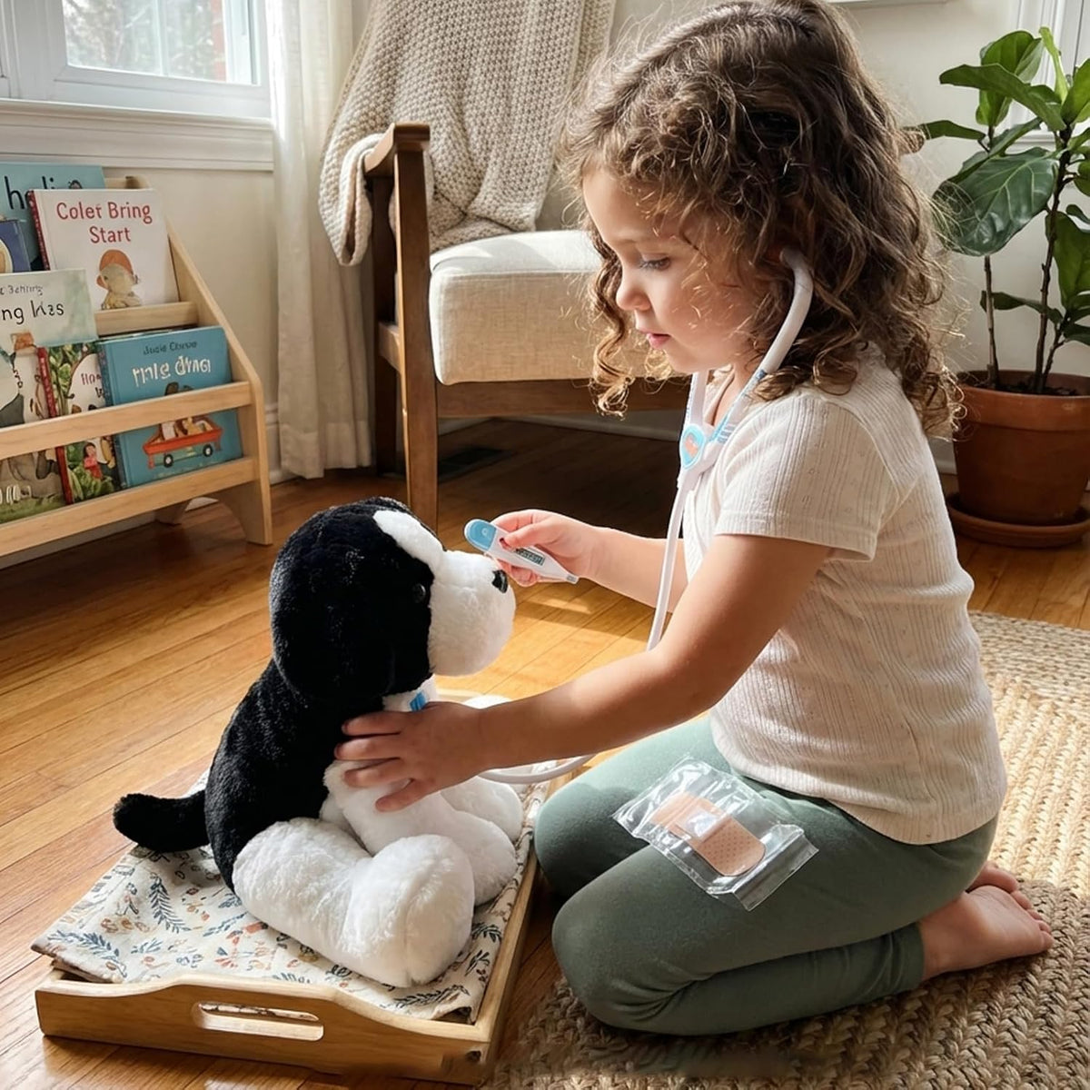WEIGEDU Juguete de peluche para perro, cachorro, 11 pulgadas | Spri...