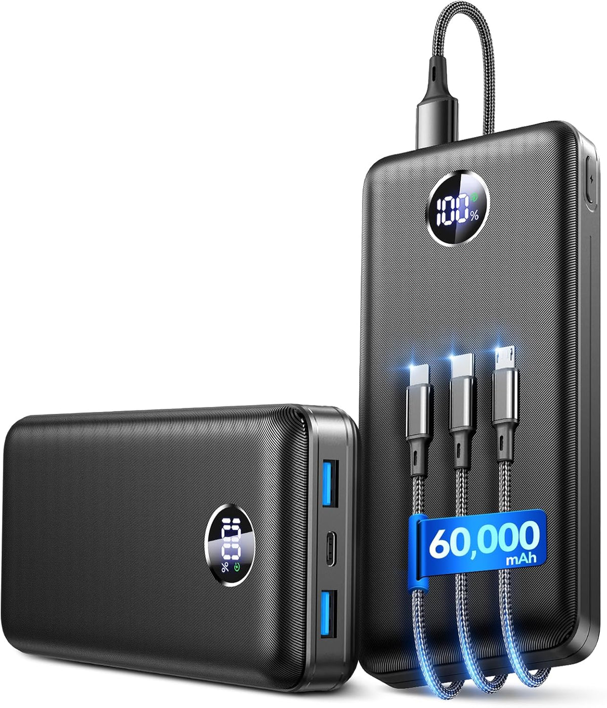IAPOS Cargador portátil de carga rápida de 60000mAh 22.5W, para ban...