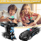 CEGOUFUN - Coche de control remoto con transformación de un botón,...