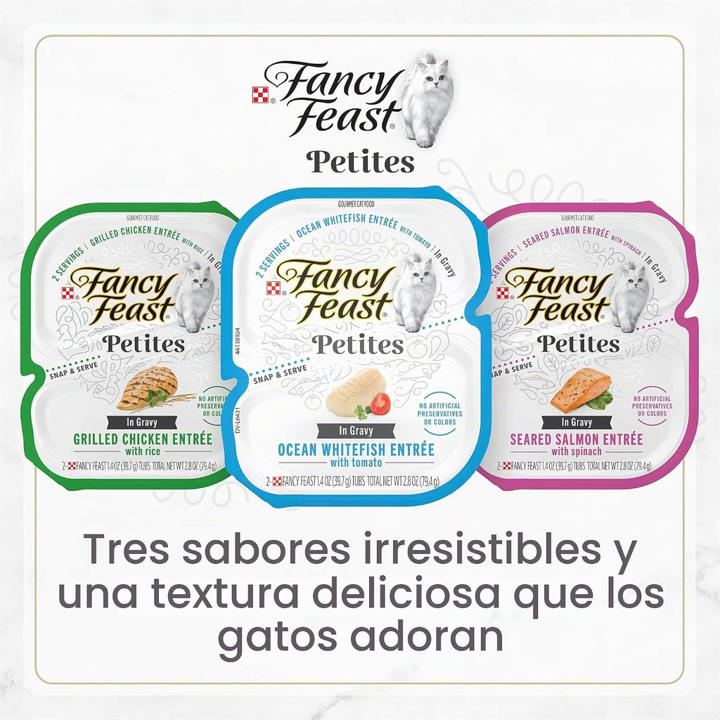 Fancy Feast Purina Gourmet - Paquete variado de alimentos húmedos p...