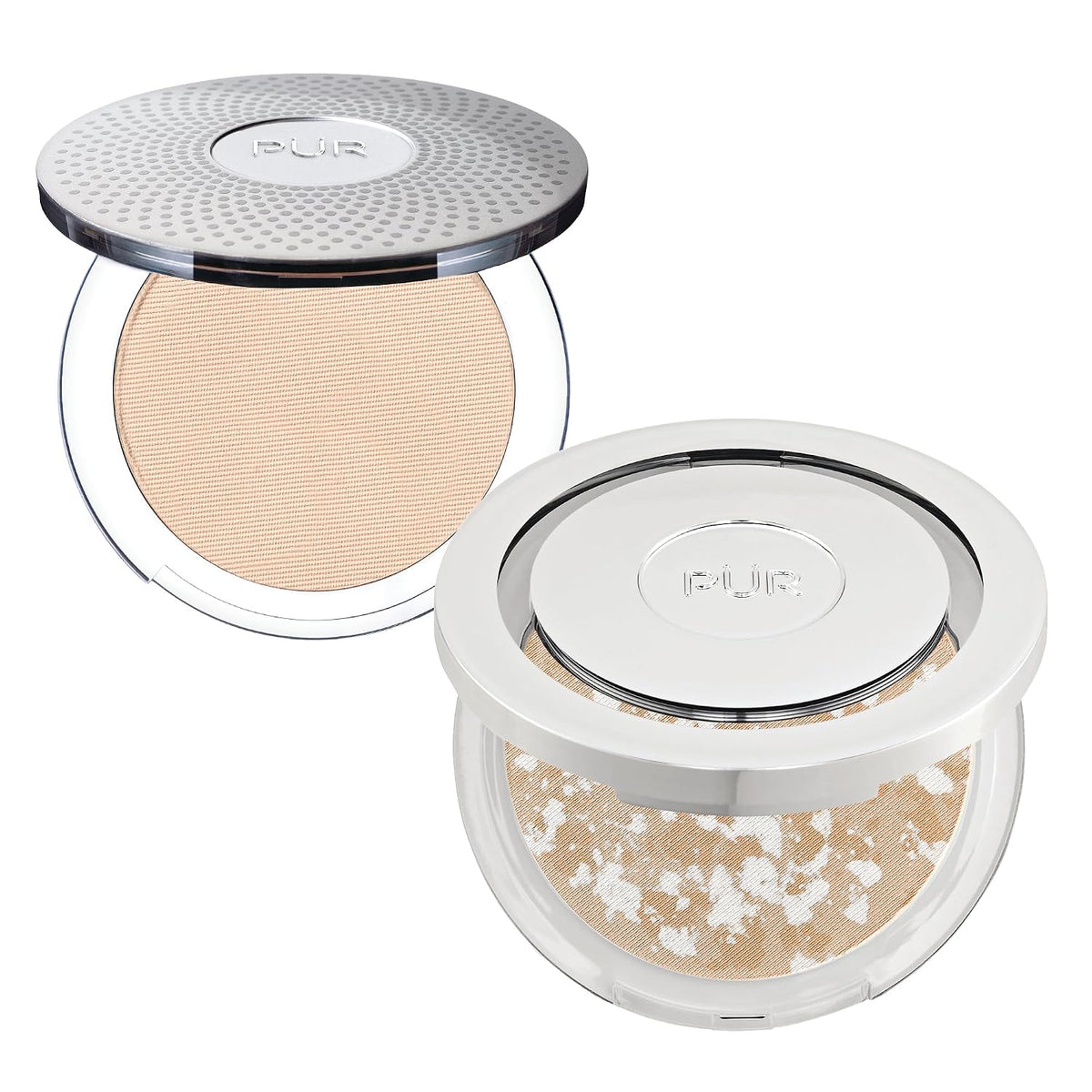 Base de maquillaje mineral prensada 4 en 1 PÜR con SPF 15