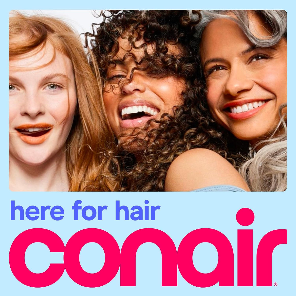 Secador de pelo doble cerámico Conair con difusor y concentrador, 1...