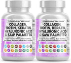 Clean Nutraceuticals Pastillas de Colágeno 1000mg Biotina 10000mcg...