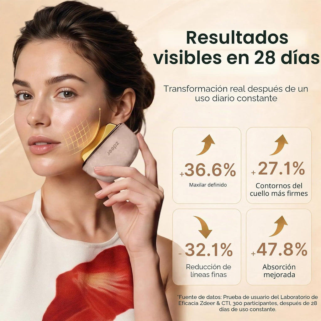 ZDEER GS5 - Kit eléctrico de Gua Sha con calefacción, herramienta m...