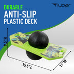 Flybar Pogo - Pelota de truco para niños, tabla de rebote de equili...