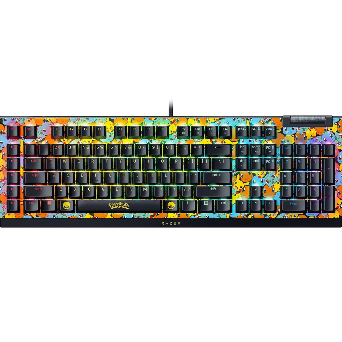 Teclado mecánico para juegos Razer BlackWidow V4 X, edición Pokémon...