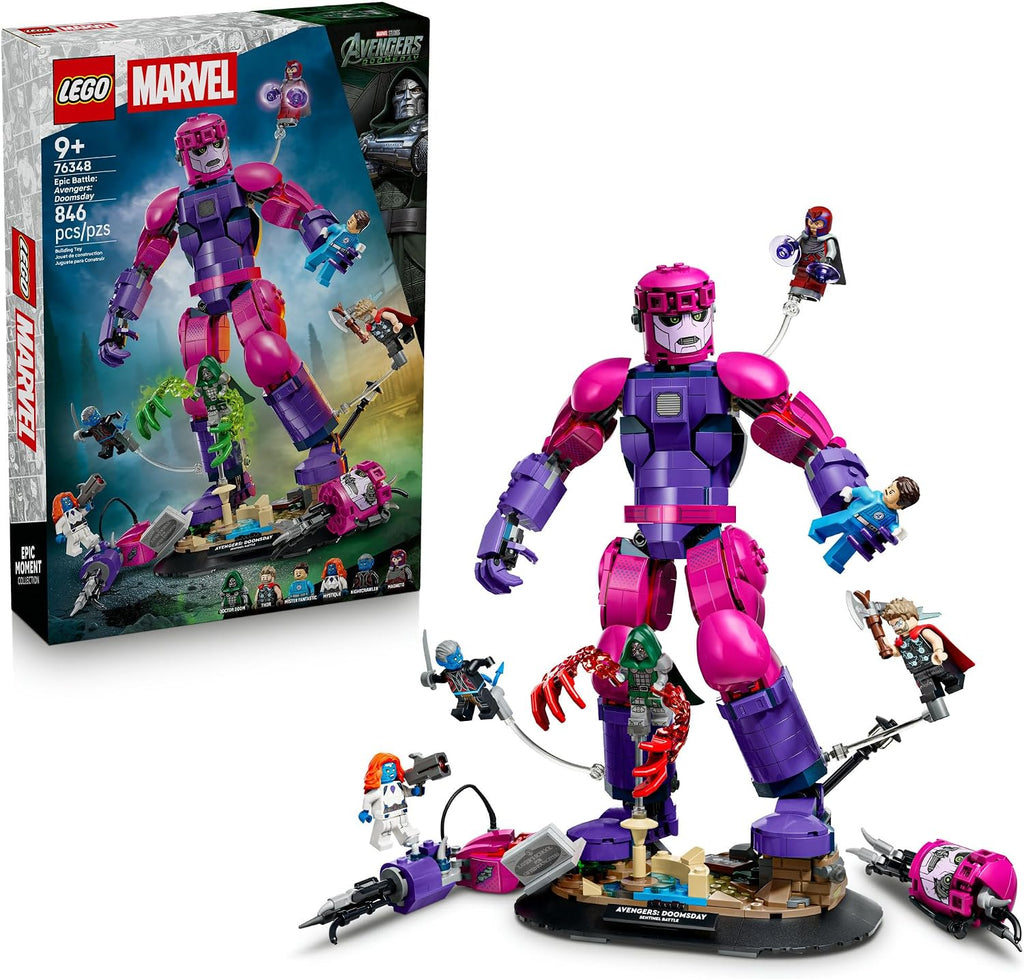 LEGO Marvel Batalla Épica: Vengadores: Doomsday 76348 | Juguete de...
