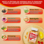 Gomitas de vitamina C + D3 + zinc sin azúcar para adultos mayores d...