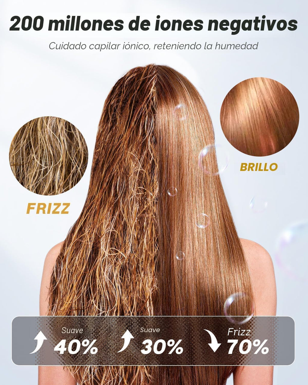 SUPGALIY Secador de pelo de viaje de doble voltaje, mini secadora d...
