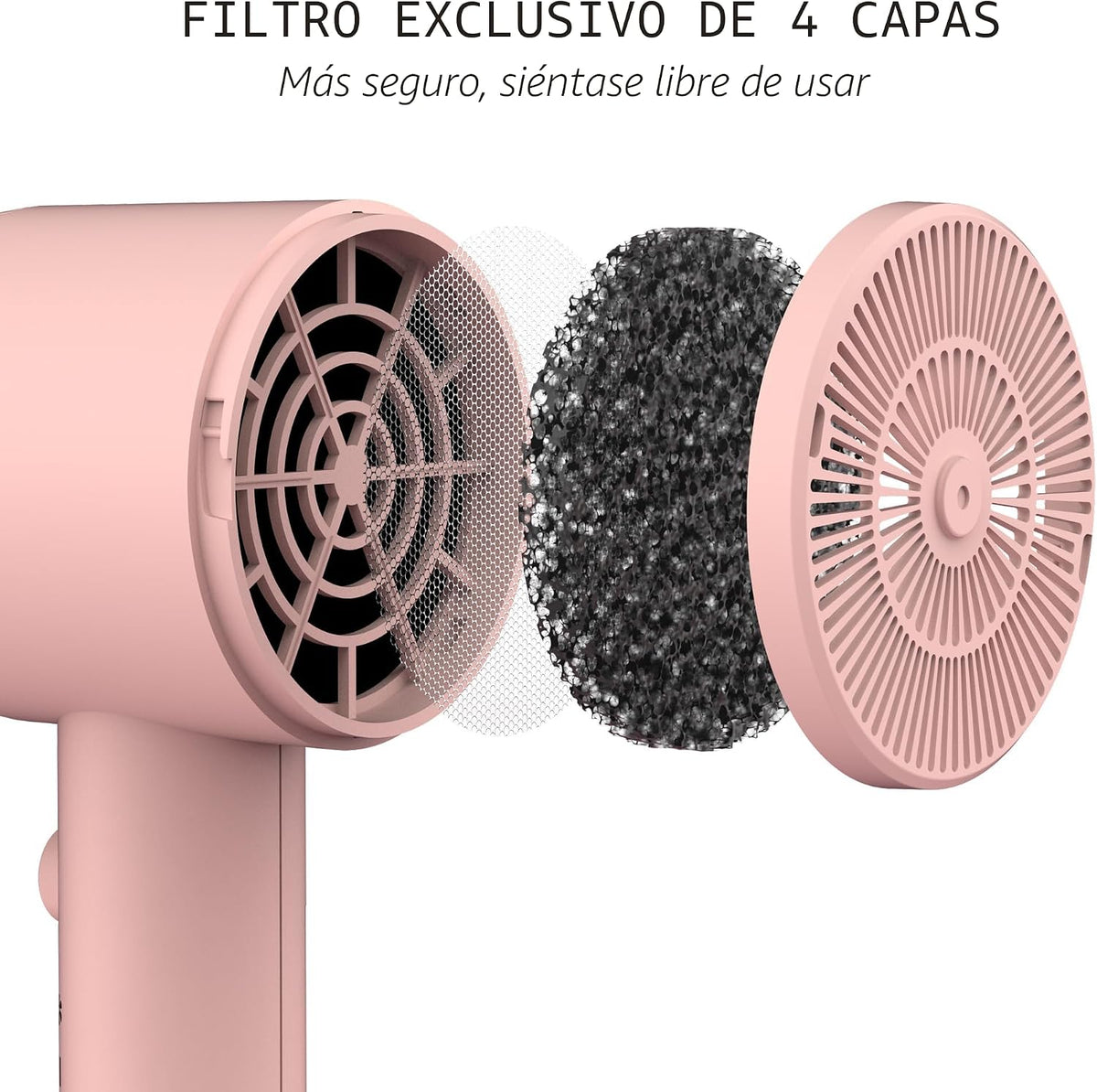 Secador de pelo con difusor AINA Secador de pelo con todas las func...