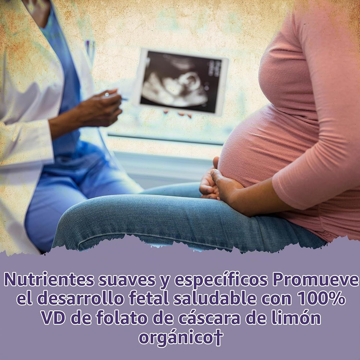 Garden of Life Vitaminas prenatales para mujeres, folato orgánico p...