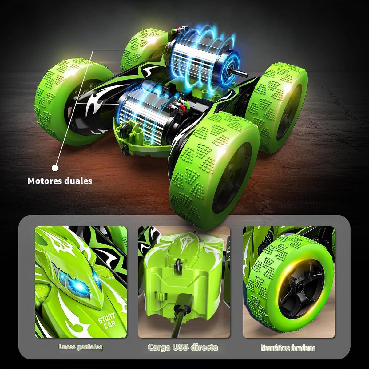Excitobo Auto a control remoto, autos RC para niños de 4 5 6 7 8 9...