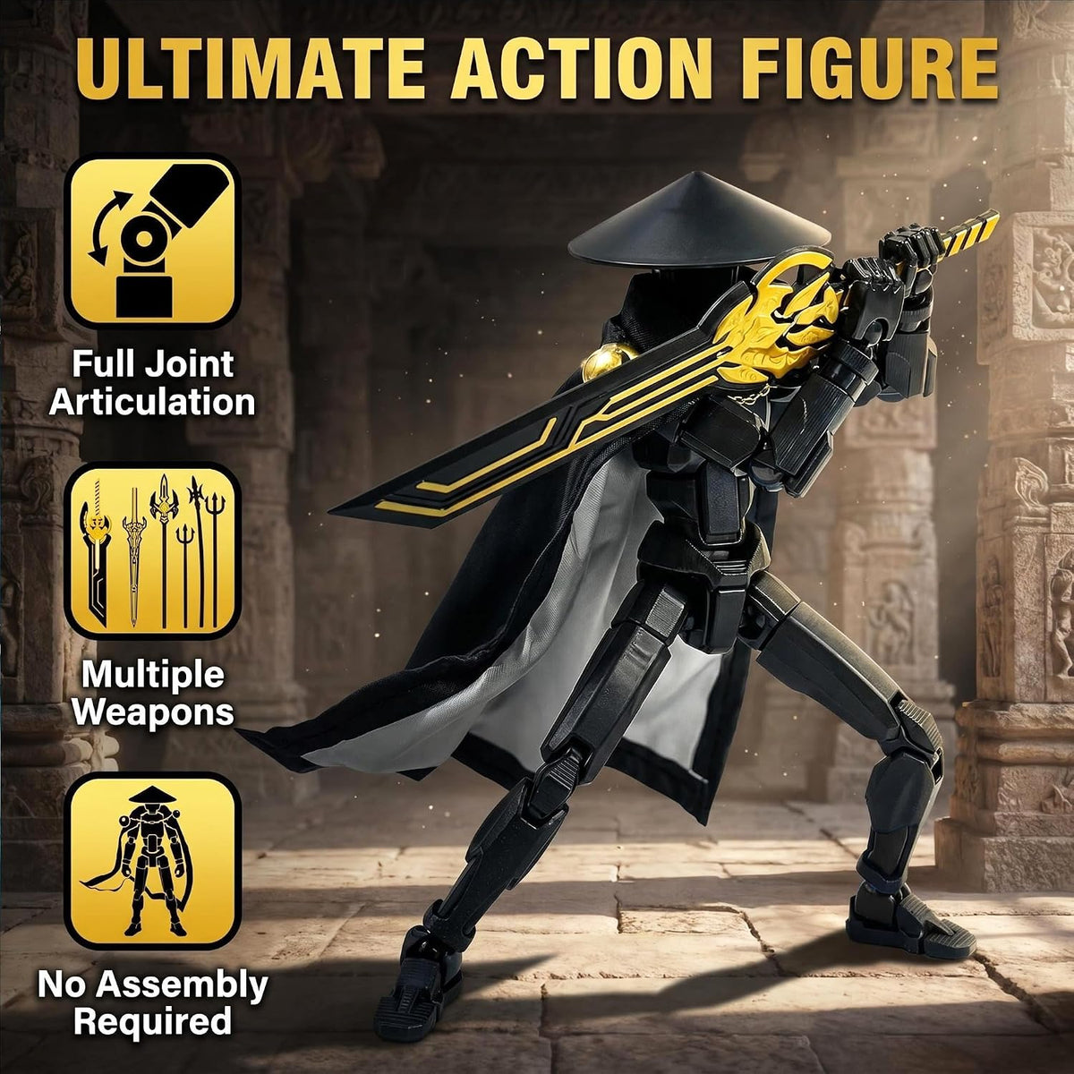 DANONI Titan13 - Figura de acción de robot ficticio 13, robot impre...