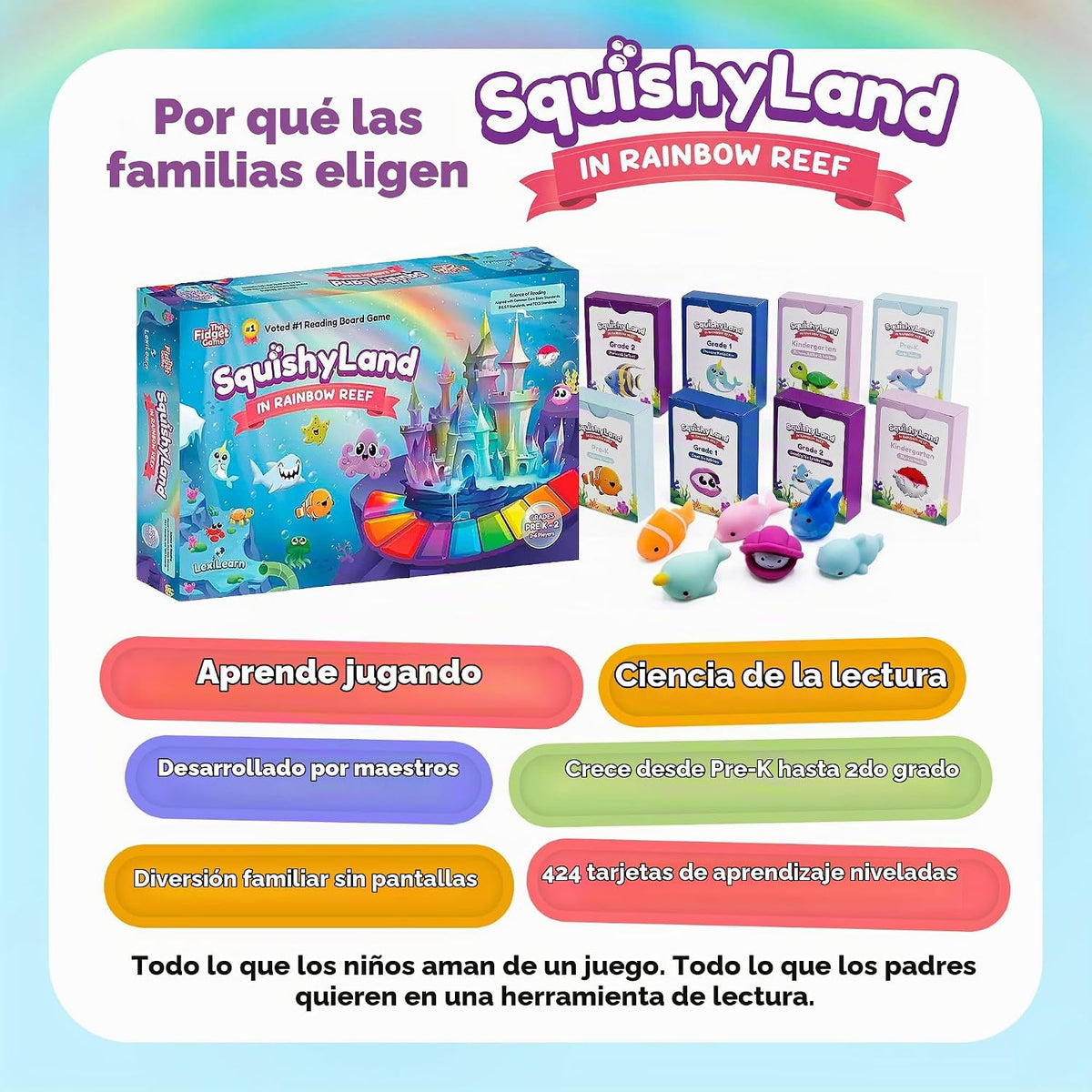 The Fidget Game SquishyLand in Rainbow Reef - Actividades educativa...