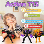 Binvin Figura de acción completa T13 de 8 pulgadas, juguetes impres...