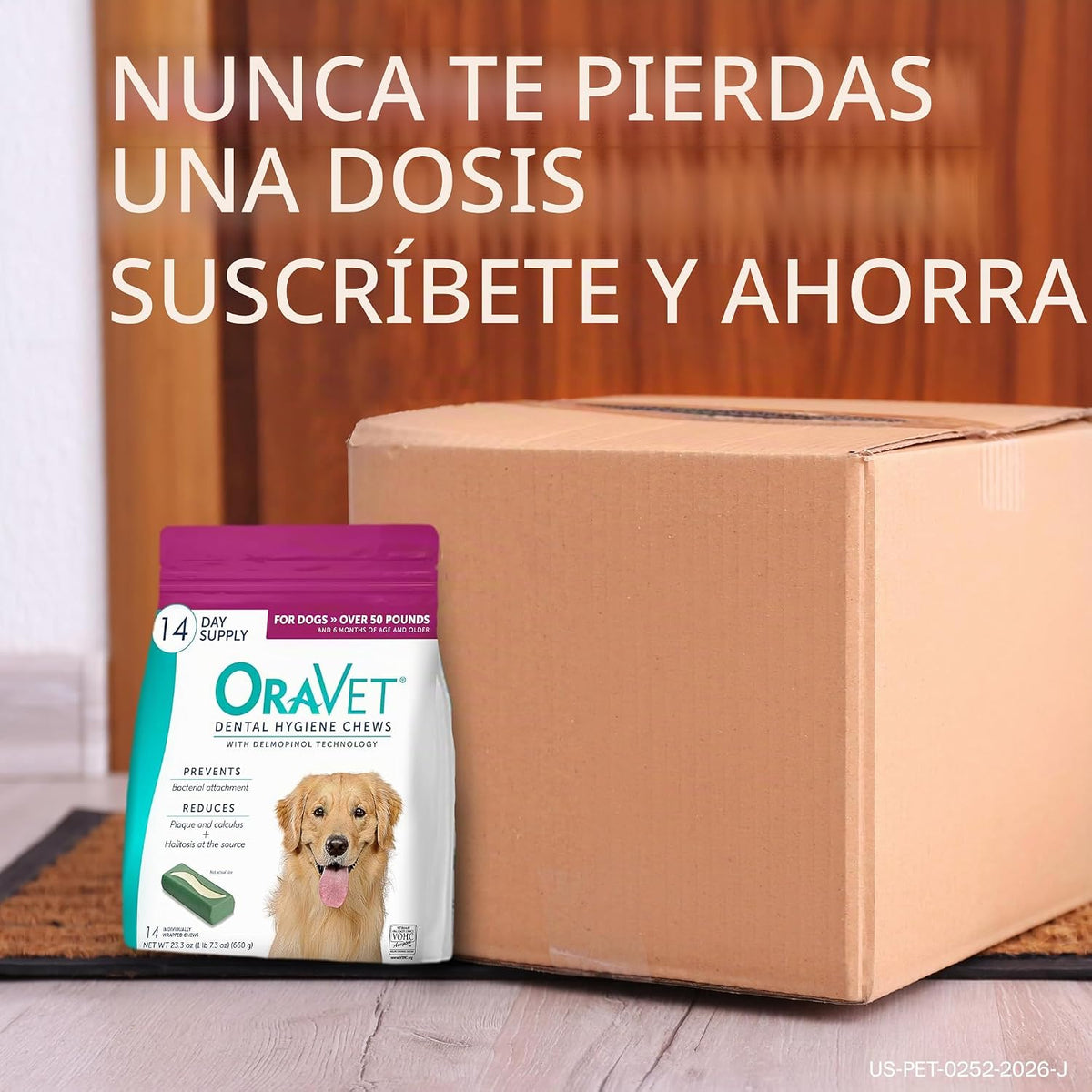 ORAVET Masticables dentales para perros, cuidado bucal e higiene ma...