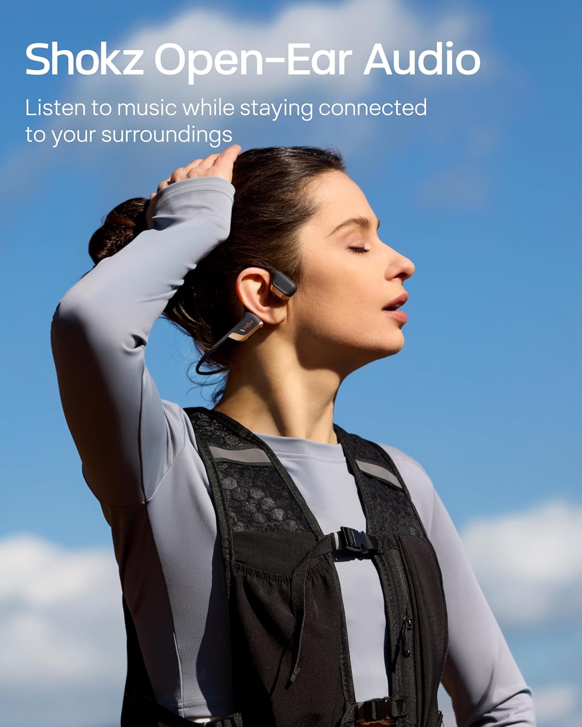 SHOKZ OpenRun Pro 2 Mini Auriculares de conducción ósea, oro rosa |...