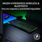 Teclado inalámbrico para juegos Razer BlackWidow V4 de perfil bajo,...