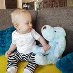 WEIGEDU Peluches de Peluche para Perros Cachorros Peludos, 11,8 Pul...