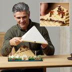 LEGO Architecture Gran Pirámide de Giza Set 21058, Kit de Construcc...