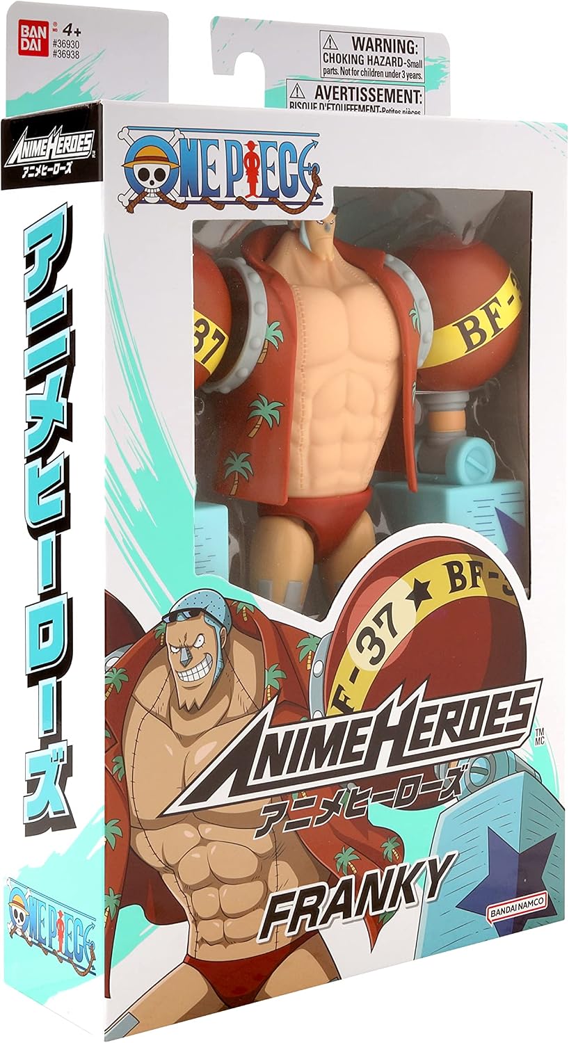 Figuras de una pieza de Anime Heroes Franky Figura de acción | Figu...
