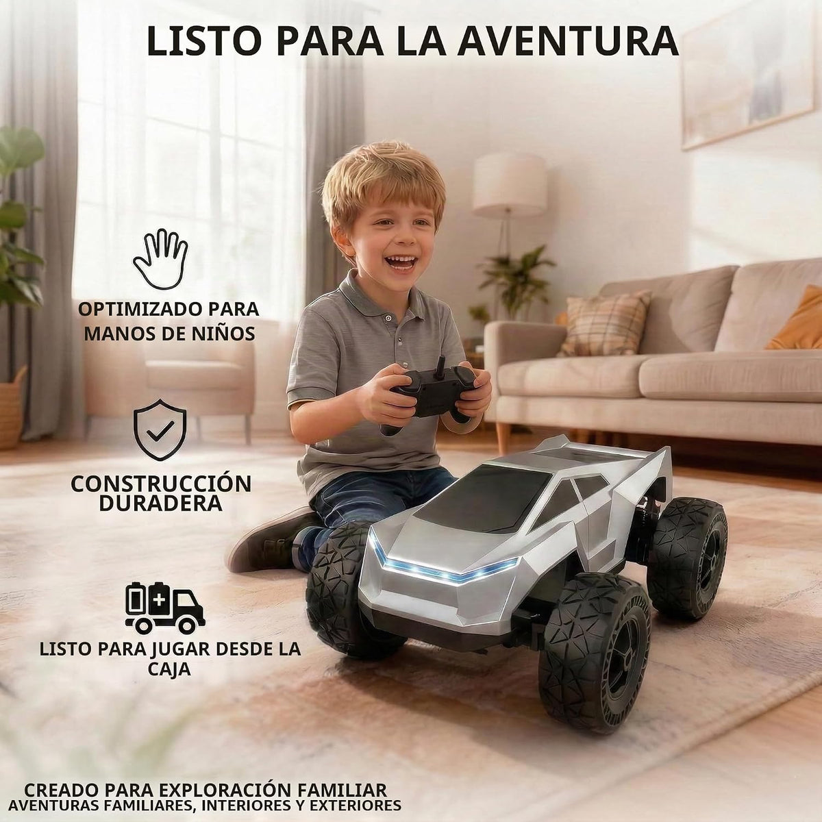 MoKasi Coche de juguete cibernético para niños \u2013 1\/18 auto de...