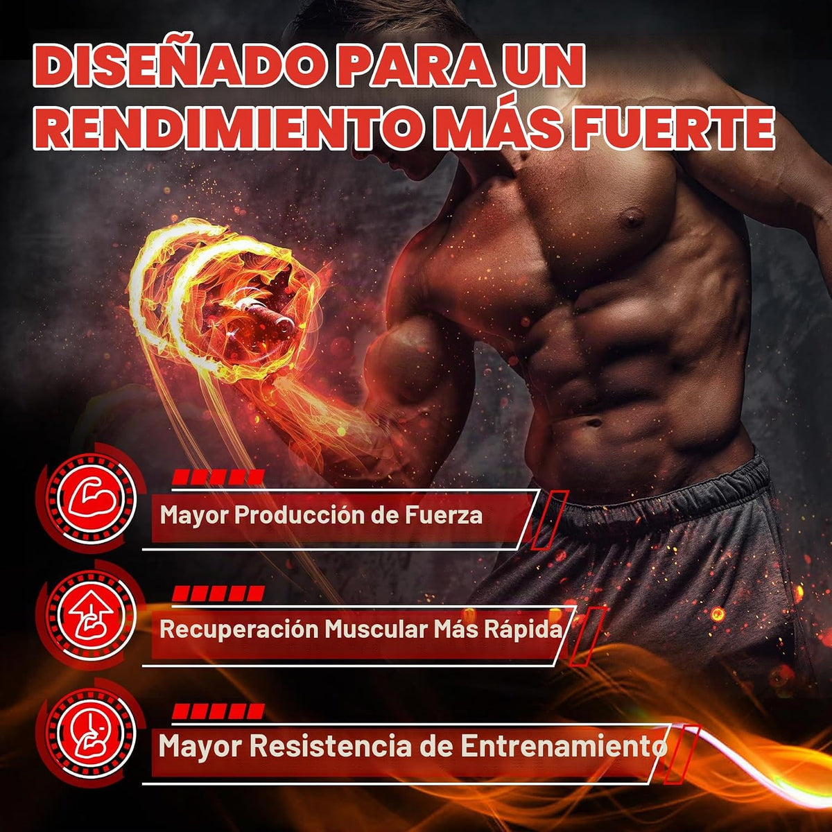 Gomitas de monohidrato de creatina para hombres y mujeres con L-car...