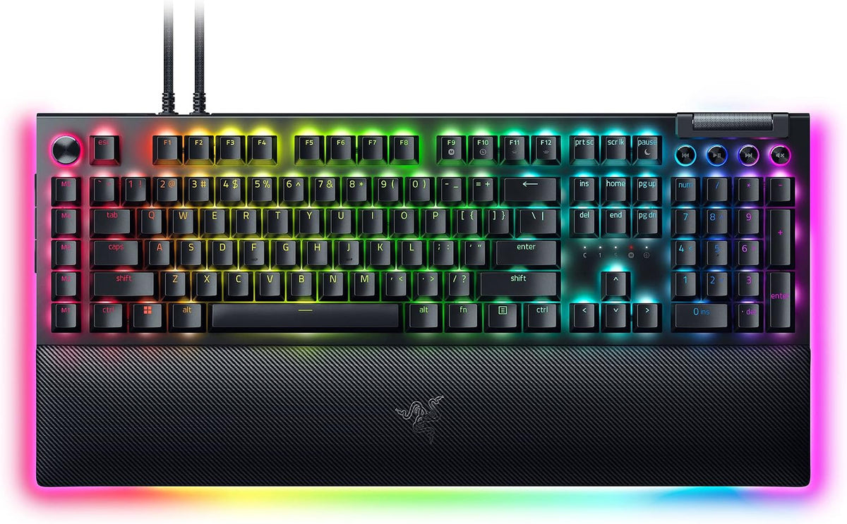 Teclado mecánico para juegos Razer BlackWidow V4 Pro con cable, int...