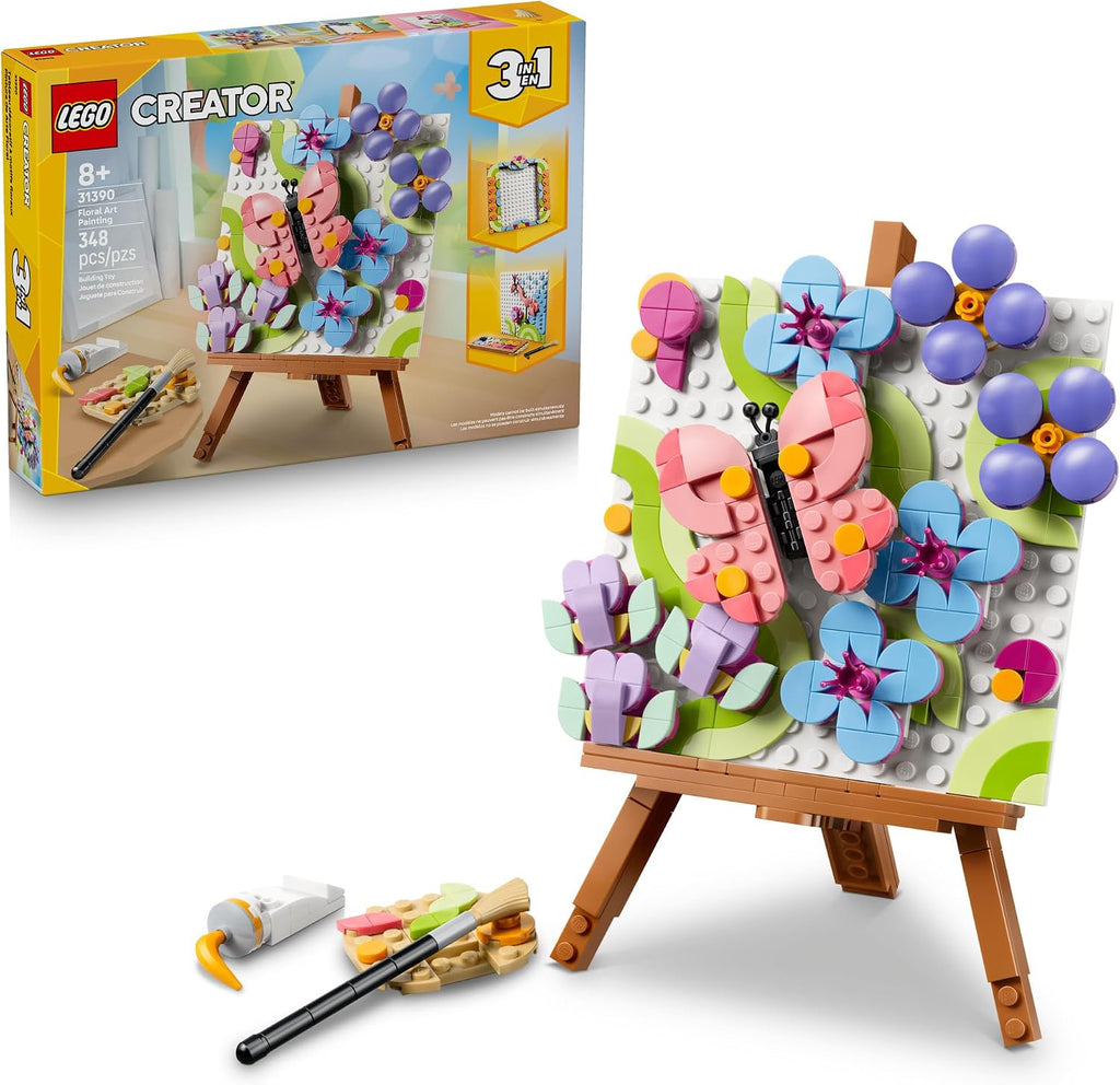 LEGO Creator Pintura decorativa artística floral 3 en 1 31390 | Reg...