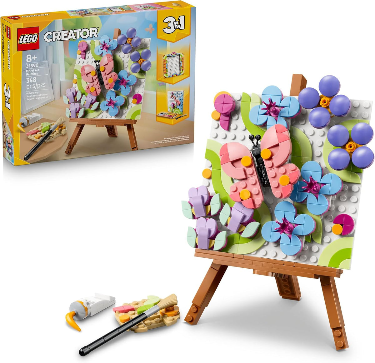 LEGO Creator Pintura decorativa artística floral 3 en 1 31390 | Reg...