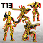 PkghoKids Figura de acción impresa en 3D, robot T13 con 13 partes m...