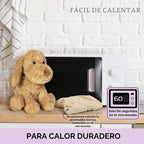Goldendoodle - Animal de peluche para perro caniche para microondas...