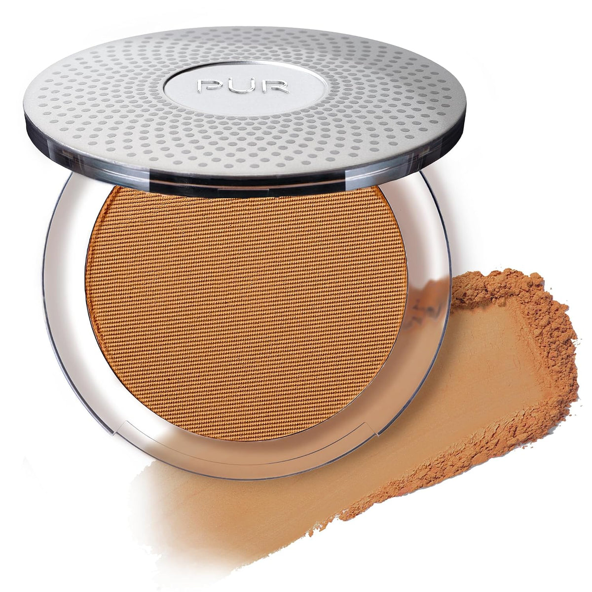Base de maquillaje mineral prensada 4 en 1 PÜR con SPF 15