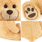 LotFancy Teddy Bear - Peluche de peluche suave de 15.0 in, color ma...