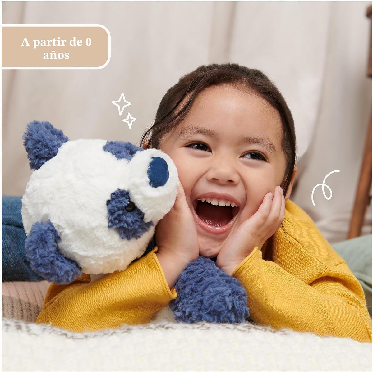 GUND Cozys Collection Panda - Juguete sensorial de peluche de 10 pu...