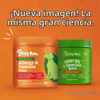 Zesty Paws Alivia la alergia de los perros - Suplemento antipicazón...