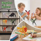 Aminexus T13 - Juego de figuras de acción montadas en 3D con múltip...
