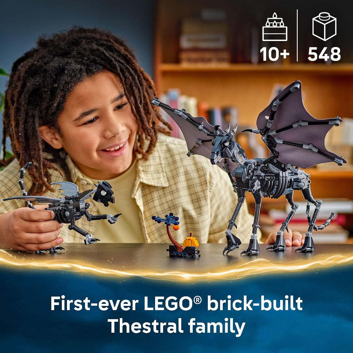 LEGO Harry Potter Thestral - Juguete de construcción familiar \u201...