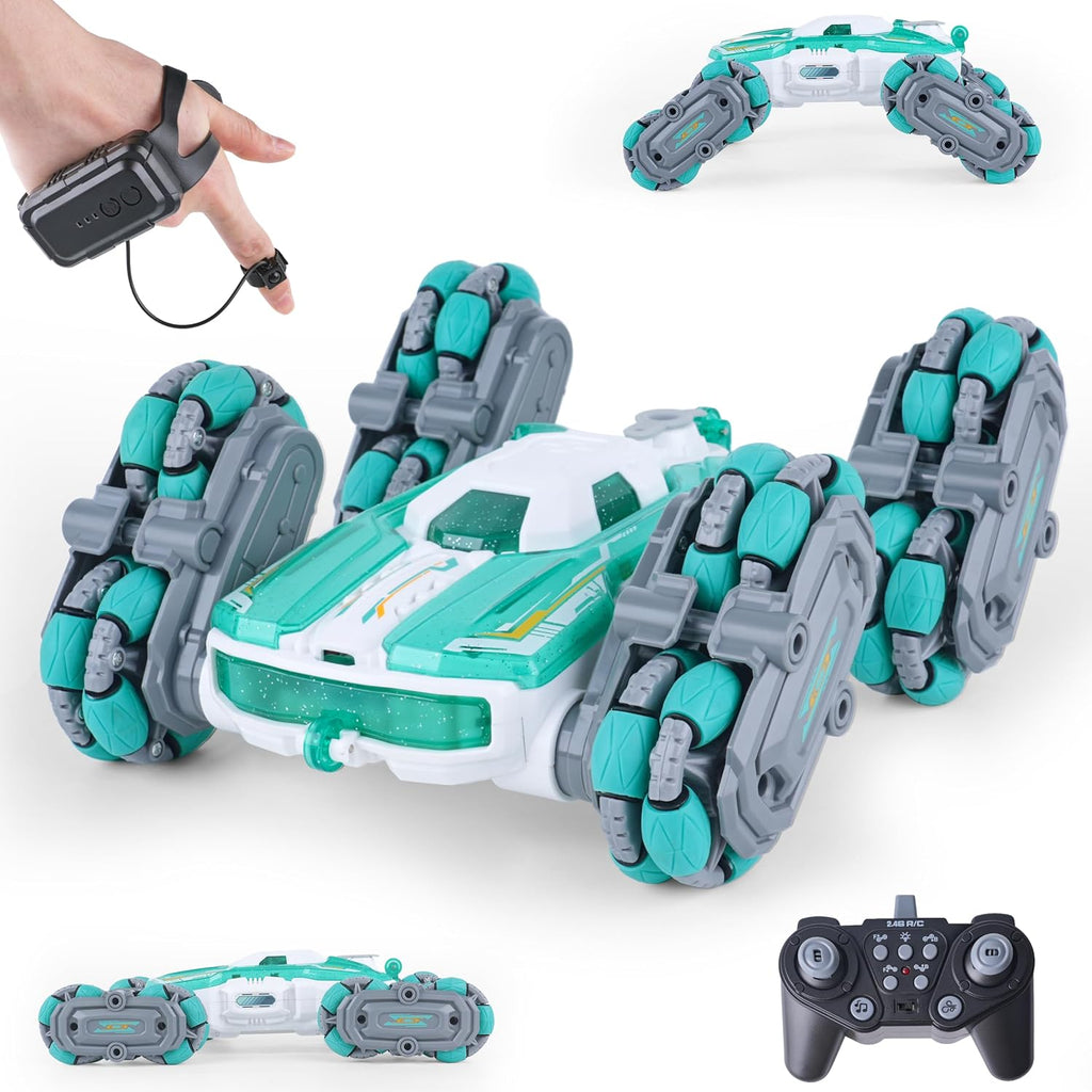 NEXBOX Juguetes de coche de control remoto 8WD para niños, camión d...